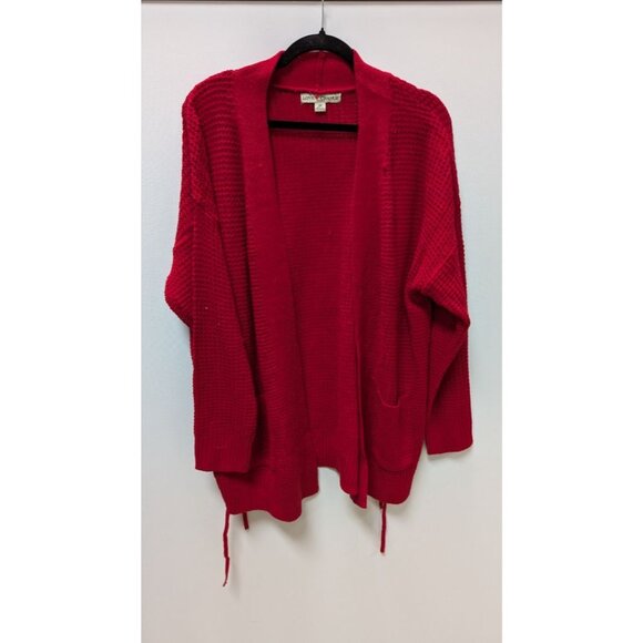 Love Change Red Longline Knit Cardigan - Picture 1 of 2